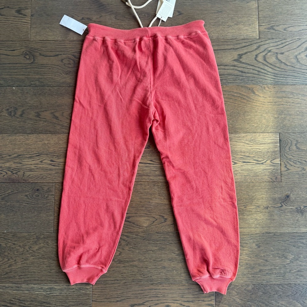 “THE GREAT” stadium sweatpants, nwt, size M (2), coral - Picture 3 of 7